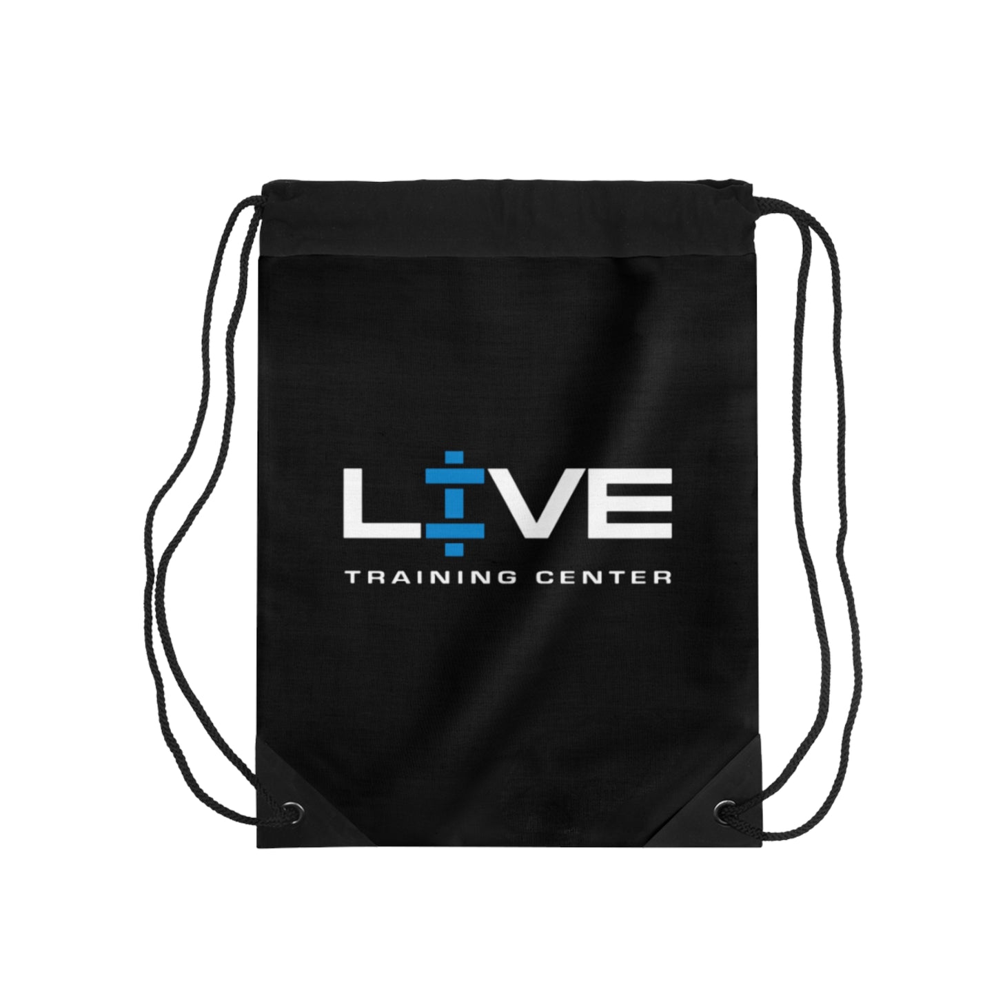 LIVE Gym Drawstring Bag | Live Training Center Sports Tote, Fitness Backpack, Workout Gear, Personalized Gym Bag, Active Lifestyle Accessories