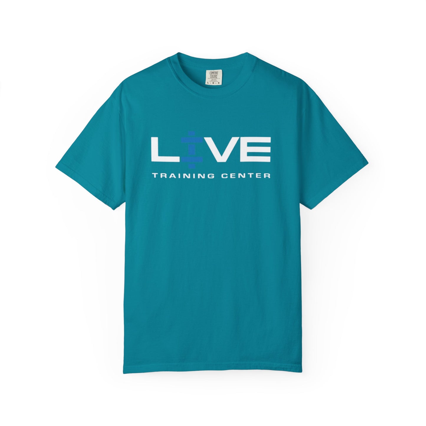 Live Training Center T-shirt, Workout Tee, Fitness Apparel, Gym Shirt, Gift for Fitness Enthusiasts