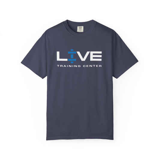 Live Training Center T-shirt, Workout Tee, Fitness Apparel, Gym Shirt, Gift for Fitness Enthusiasts