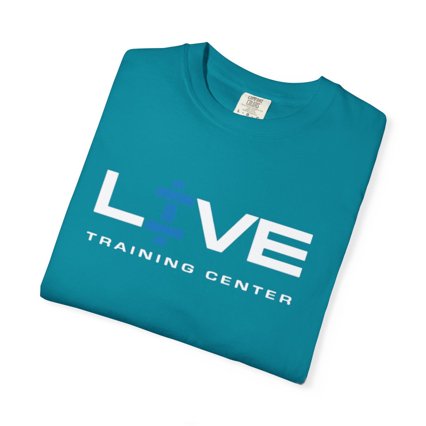 Live Training Center T-shirt, Workout Tee, Fitness Apparel, Gym Shirt, Gift for Fitness Enthusiasts
