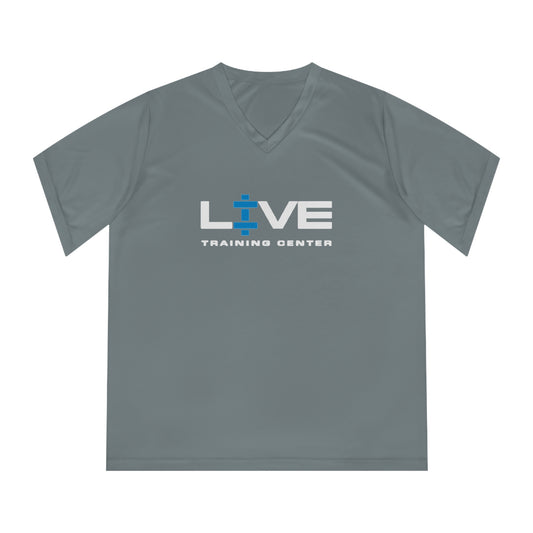 LIVE Women's Performance V-Neck T-Shirt, Workout Tee, Fitness Clothing, Exercise Apparel, Gym Top, Activewear