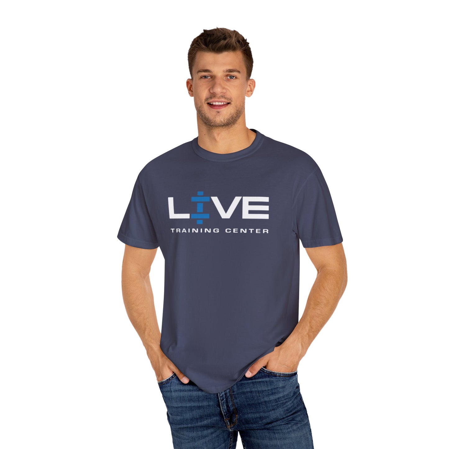 Live Training Center T-shirt, Workout Tee, Fitness Apparel, Gym Shirt, Gift for Fitness Enthusiasts