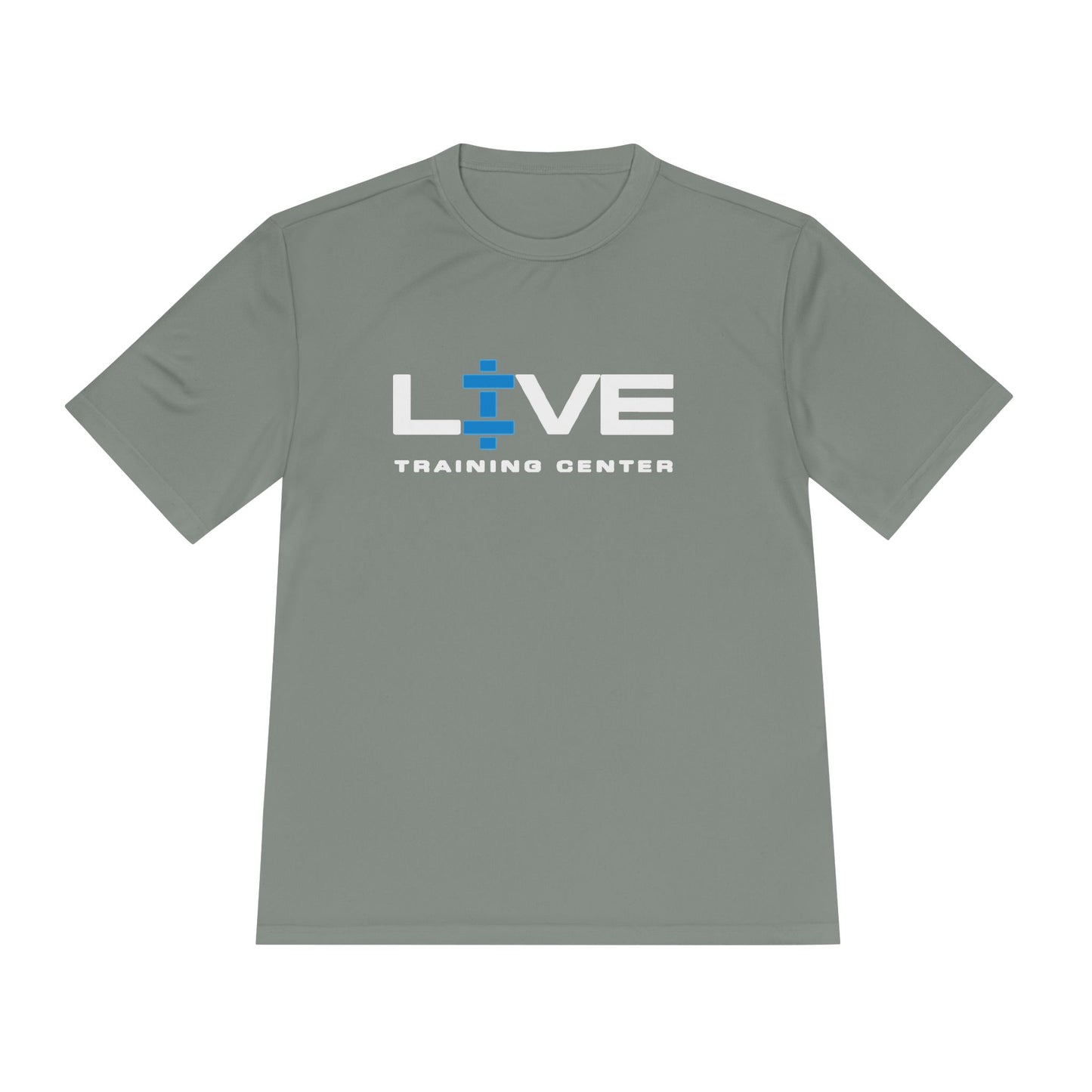 LIVE Unisex Moisture-Wicking Fitness Tee - Workout Shirt, Gym Apparel, Training Top, Ideal for Sports, Activewear