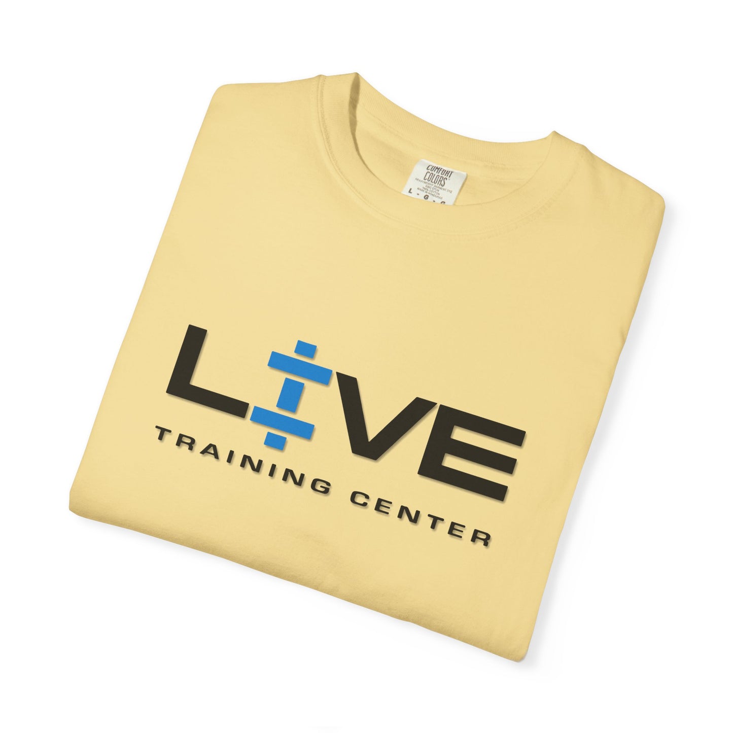 Live Training Center Unisex Garment-Dyed T-shirt | Fitness Apparel