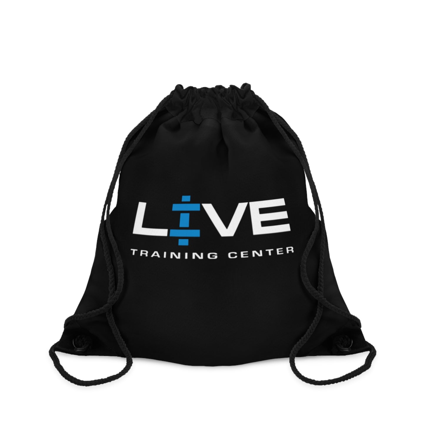 LIVE Gym Drawstring Bag | Live Training Center Sports Tote, Fitness Backpack, Workout Gear, Personalized Gym Bag, Active Lifestyle Accessories
