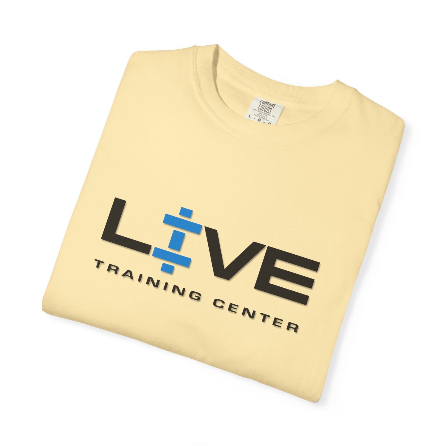 Live Training Center Unisex Garment-Dyed T-shirt | Fitness Apparel