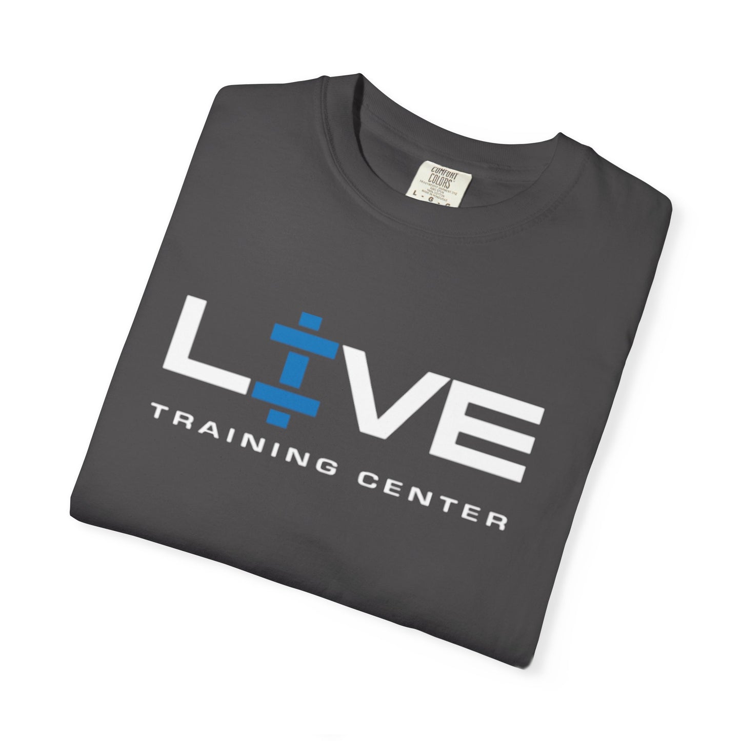 Live Training Center T-shirt, Workout Tee, Fitness Apparel, Gym Shirt, Gift for Fitness Enthusiasts