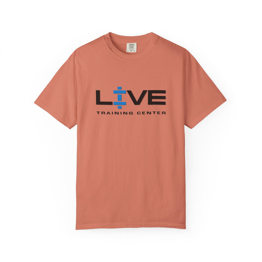 Live Training Center Unisex Garment-Dyed T-shirt | Fitness Apparel